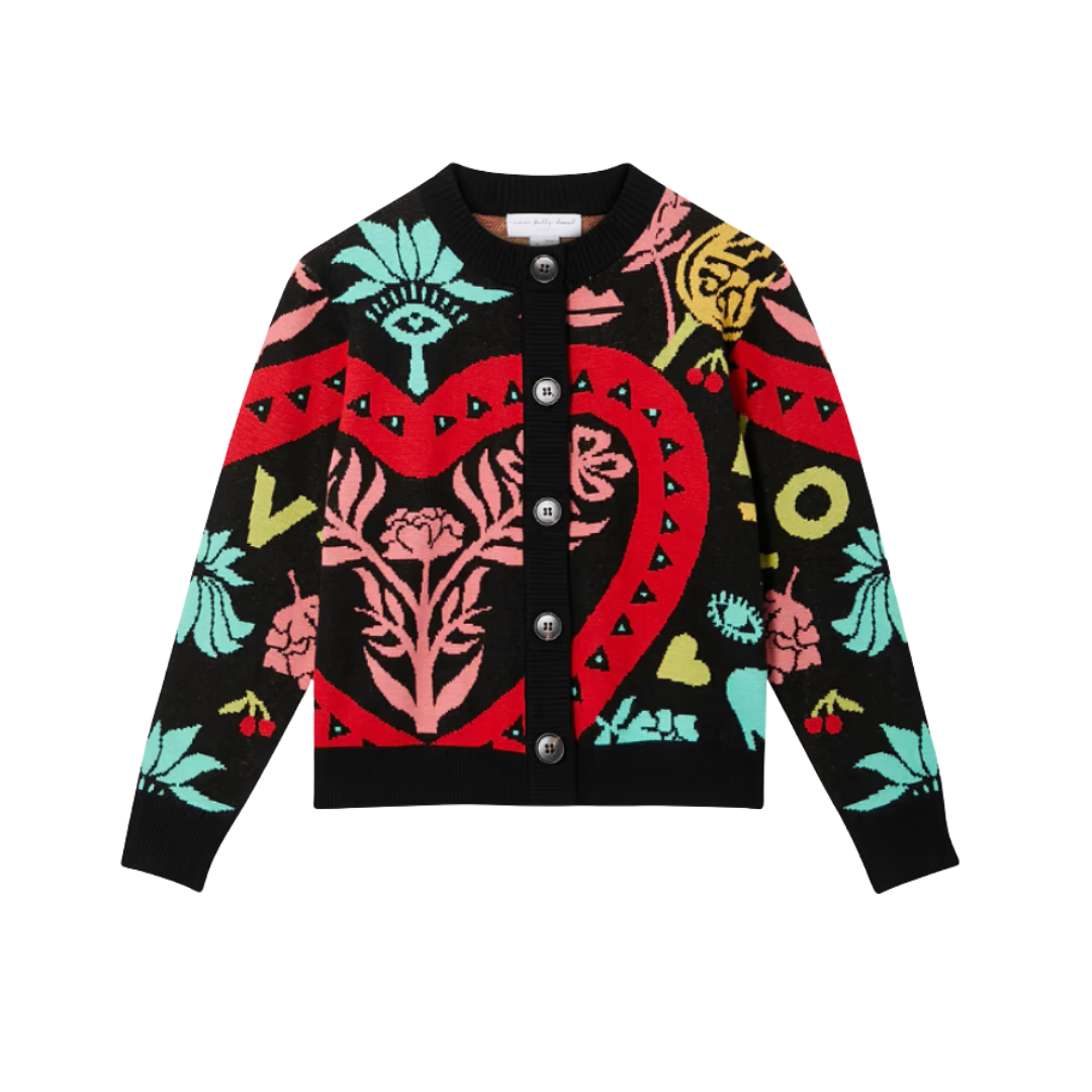 Black Amara Hollie Cardigan