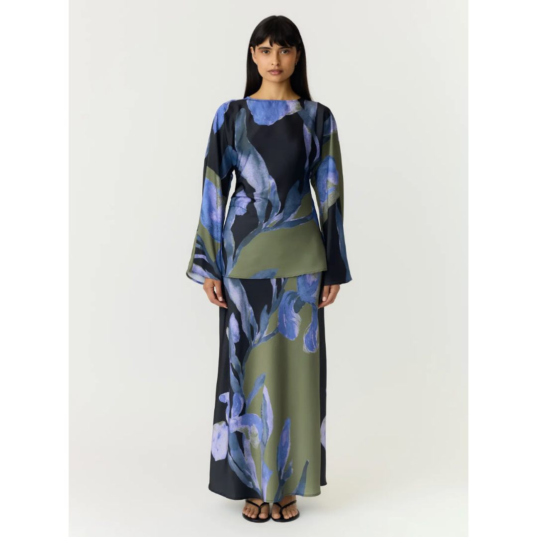 Pella Print Maxi Skirt