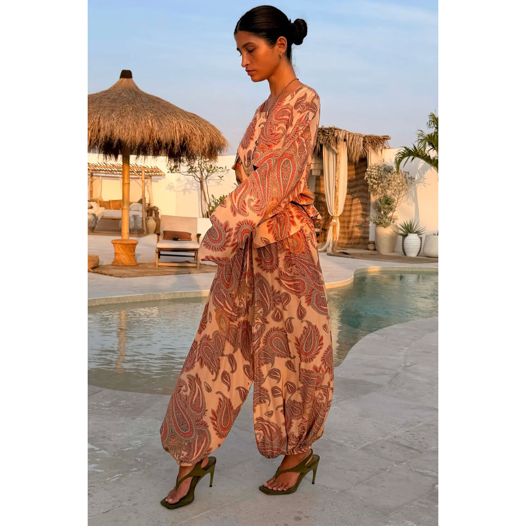 Paisley Balloon Trousers