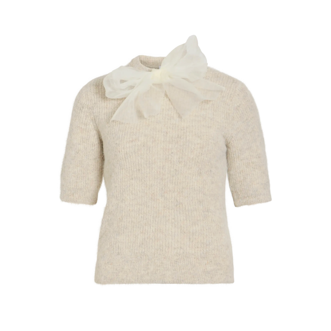 Nancy Knitted Top - Cream