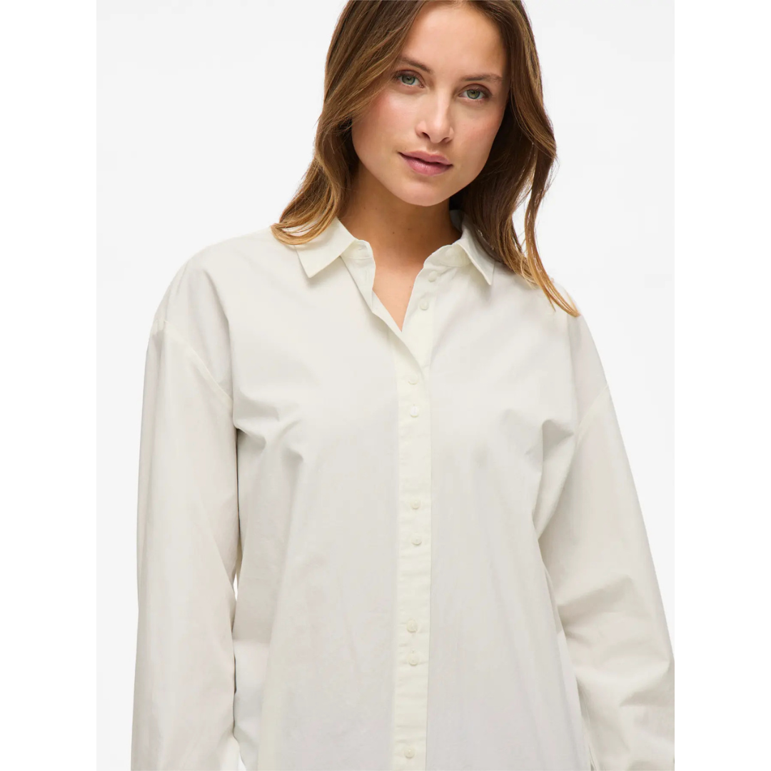 Marley White Cotton Shirt