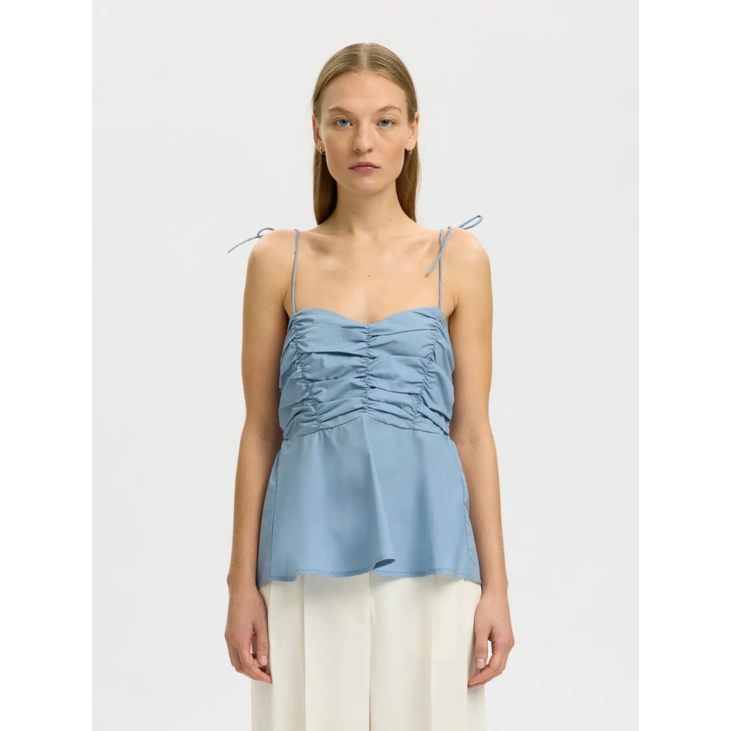 Delia Organic Cotton Strap Top