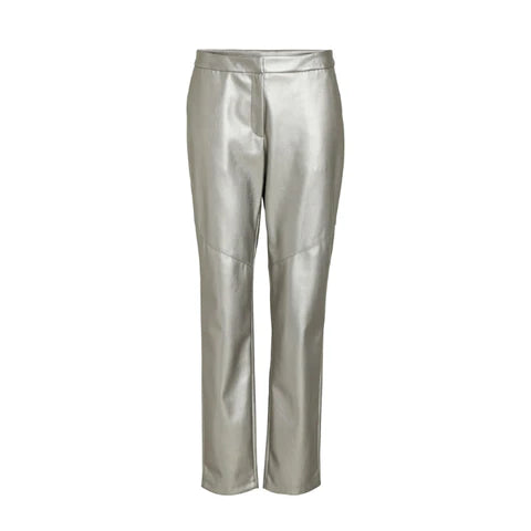 Pen silver coated trousers