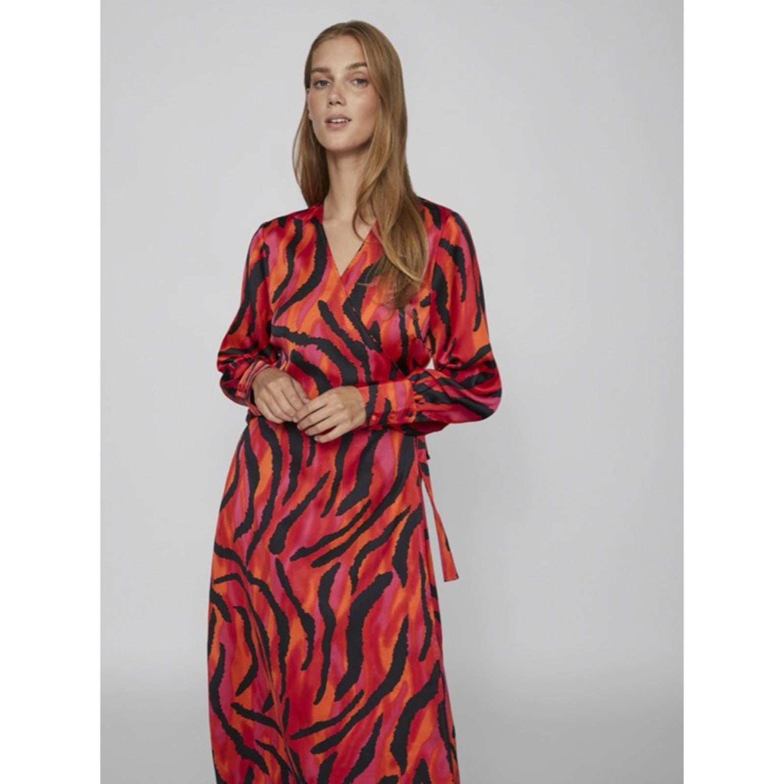 Spade wrap dress