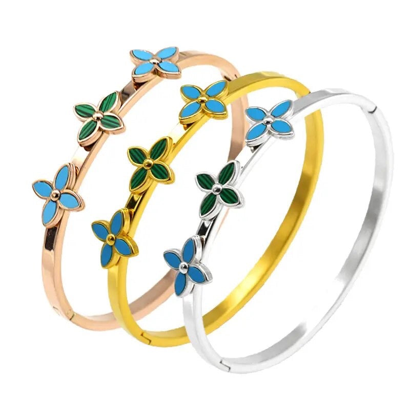 Clover Leaf Bangles