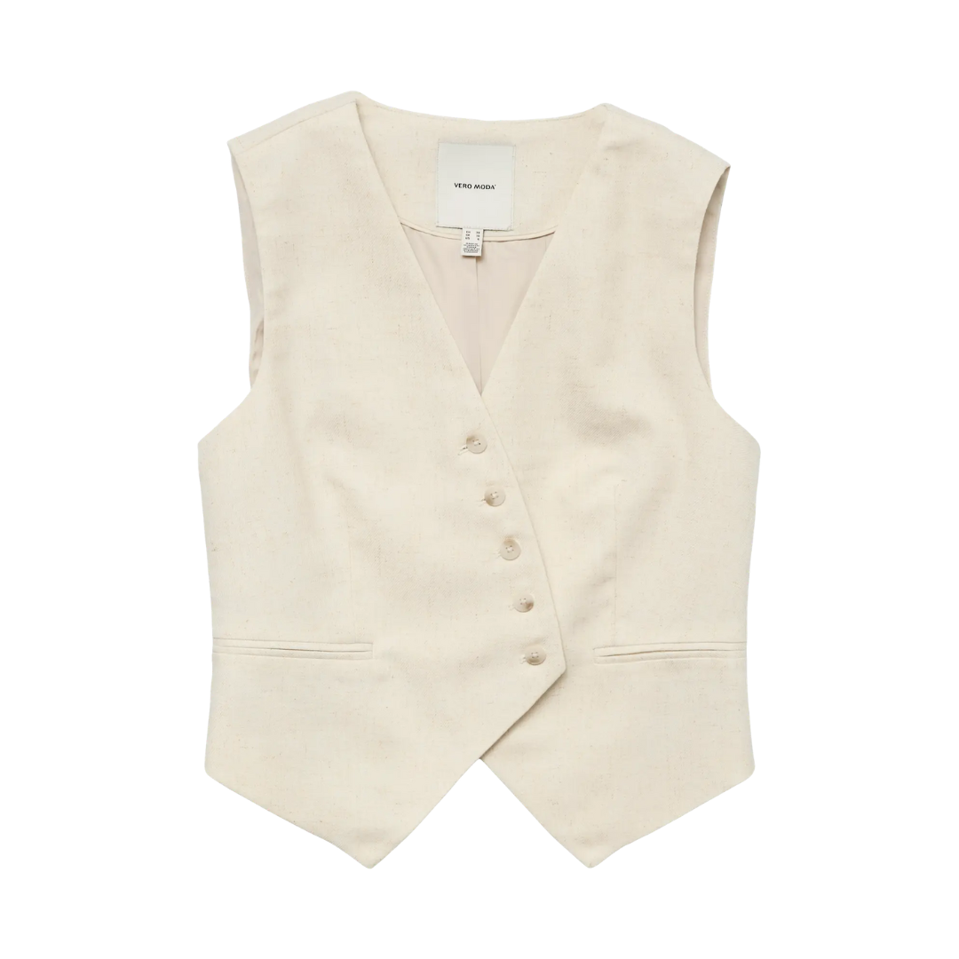 Florence Linen Waistcoat