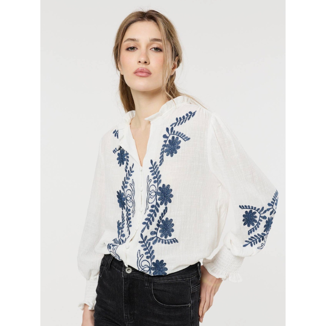 Harper Embroidered Blouse