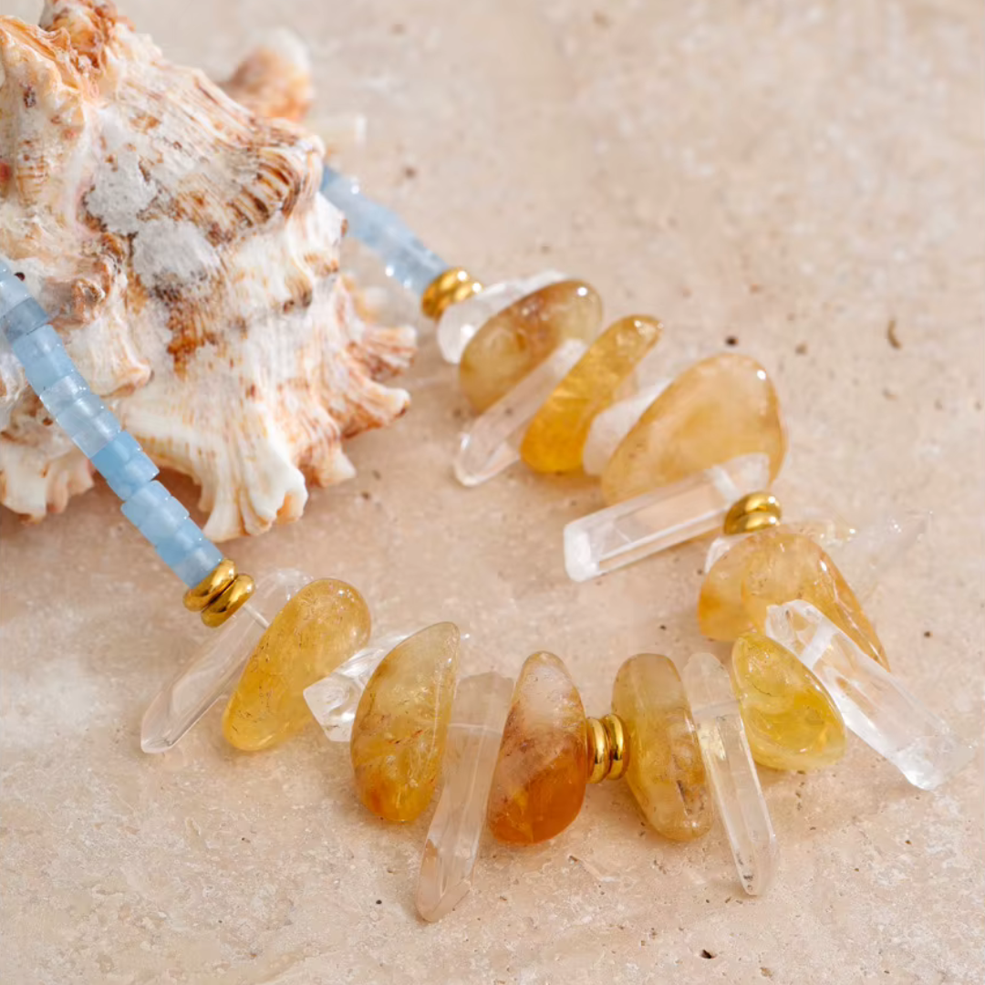 Marrakesh Natural Stone Necklace