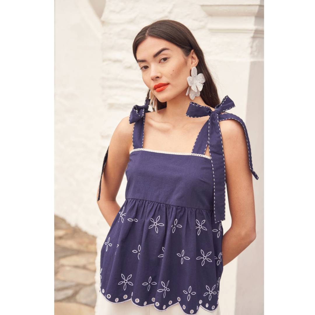 Palma embroidered cami top