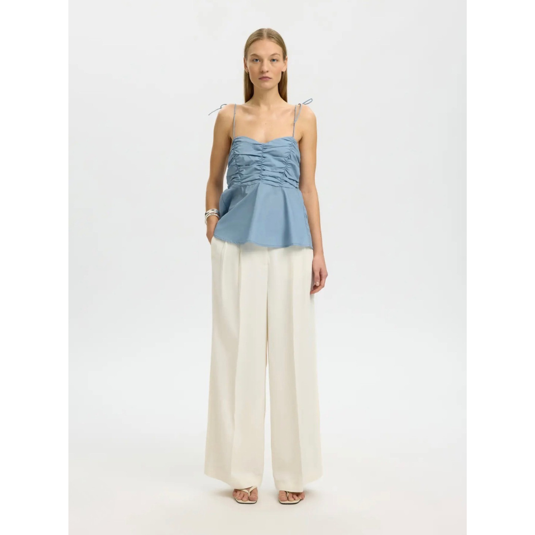 Delia Organic Cotton Strap Top