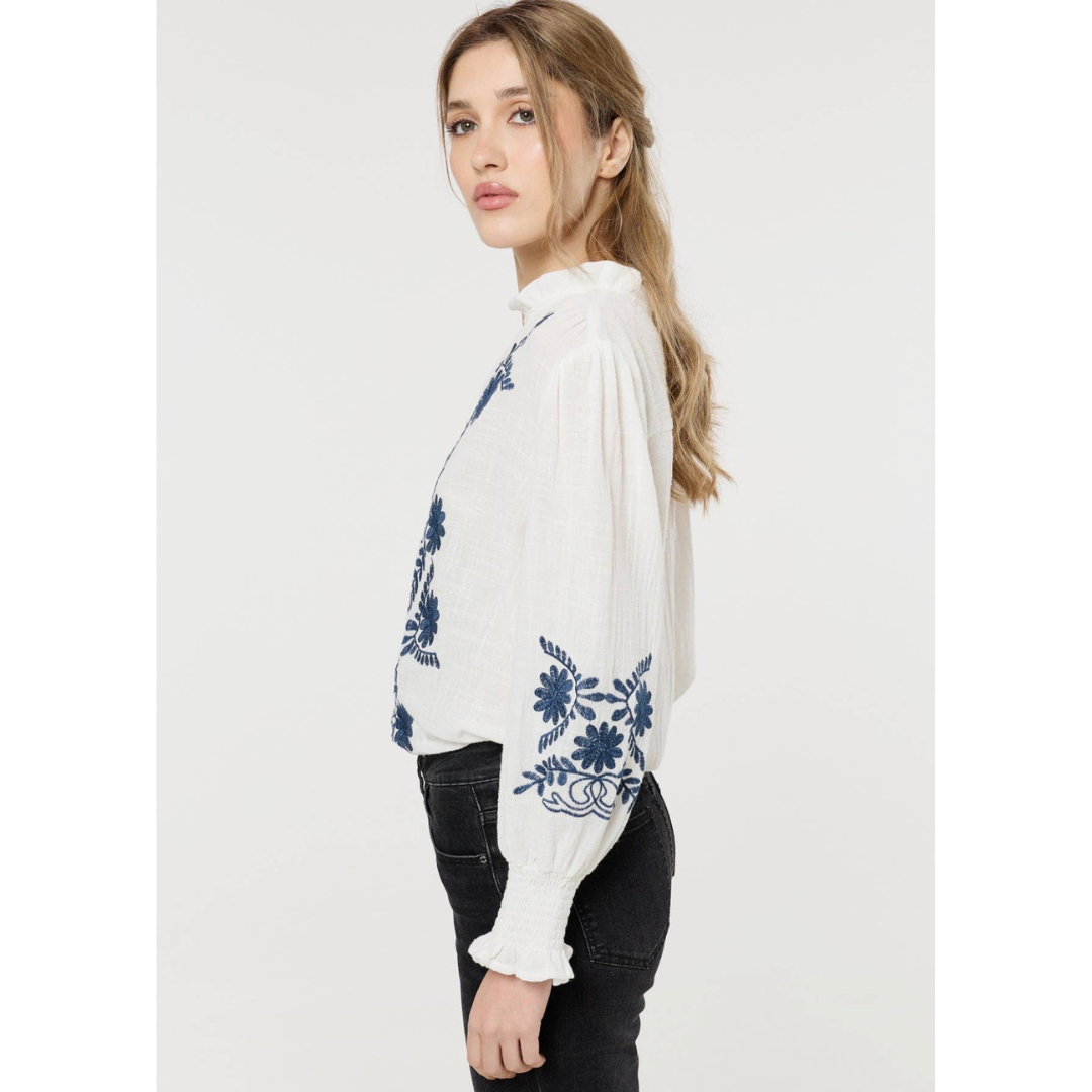 Harper Embroidered Blouse
