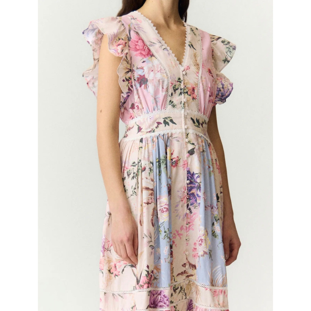 Messa Floral Midi Dress