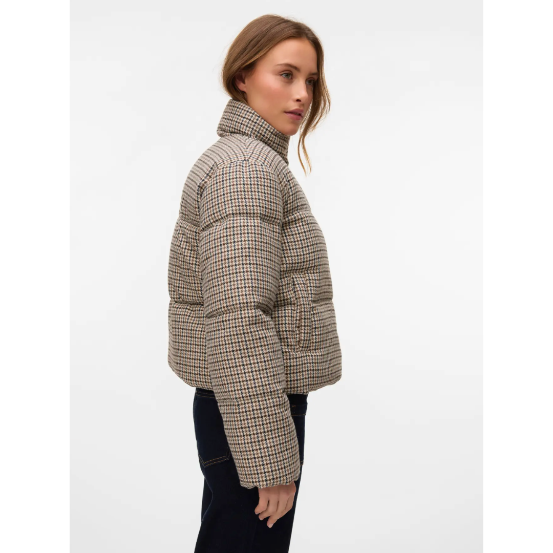 Lyon Houndstooth Puffer Jacket