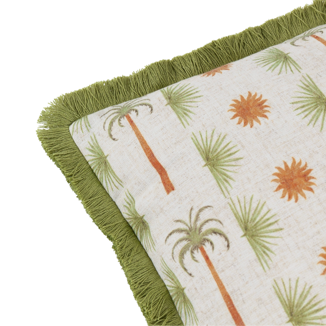 Tropicala Palm Printed Cushion