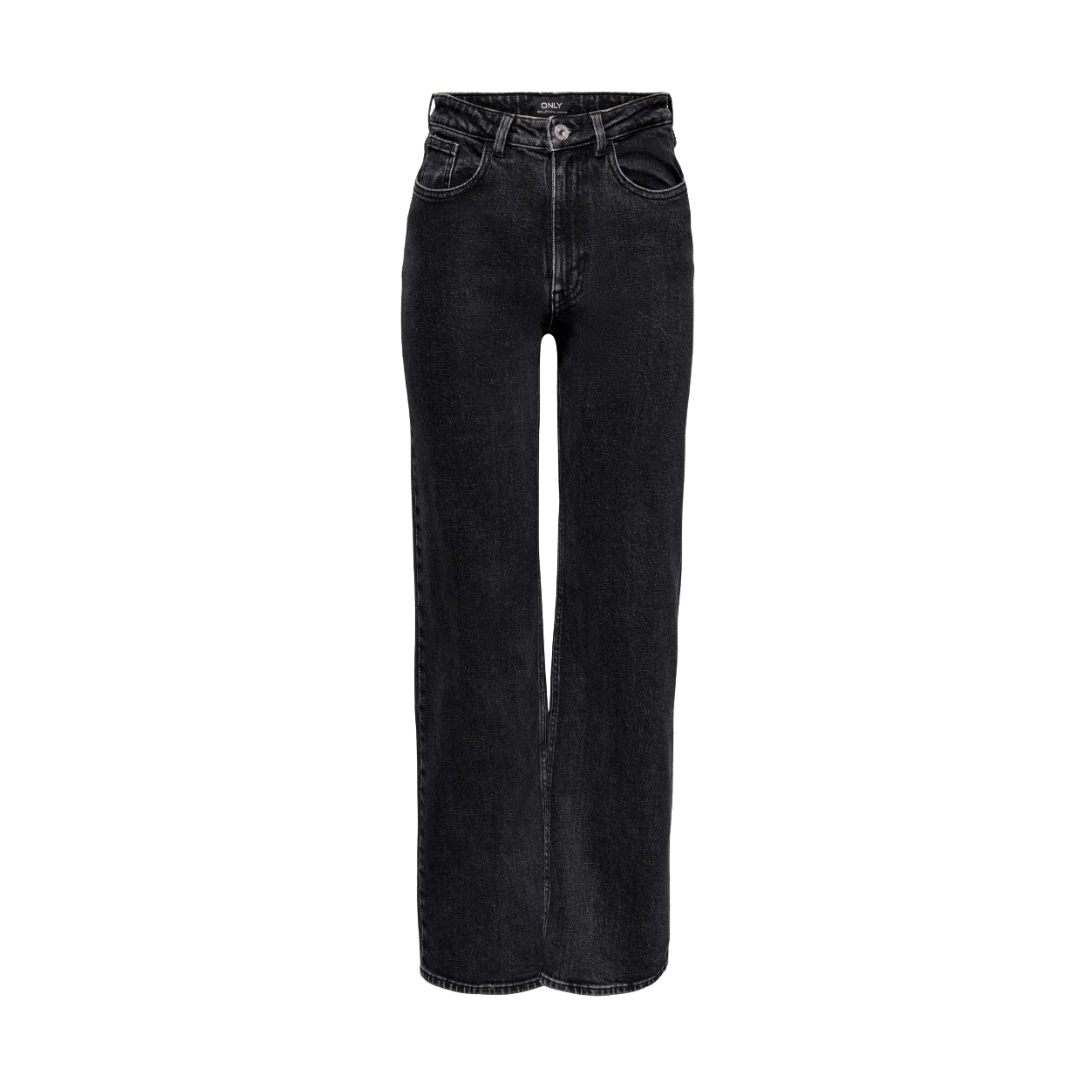Juicy High Waist Straight Leg Jeans
