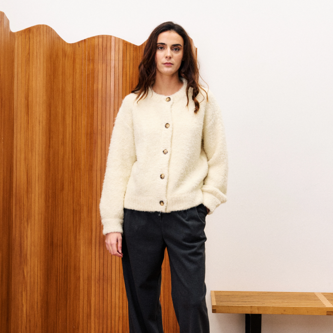Selkirk Cream Cardigan
