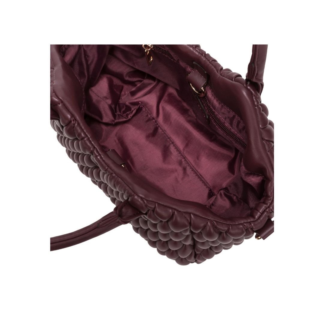 Burgundy Quilted Grab Bag