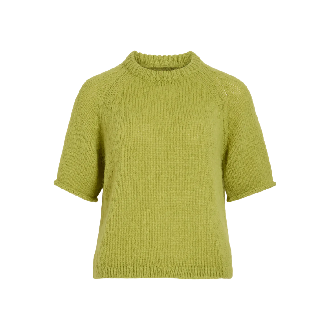 Madrid Knitted Short Sleeve Top