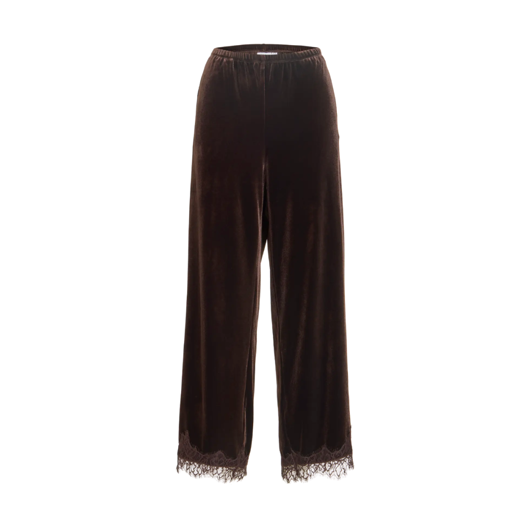 Verity Brown Velvet Trousers