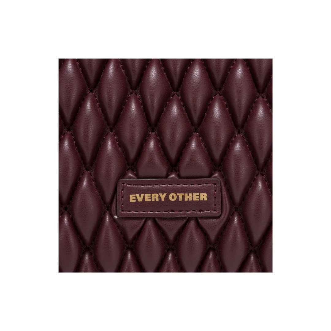 Burgundy Quilted Grab Bag
