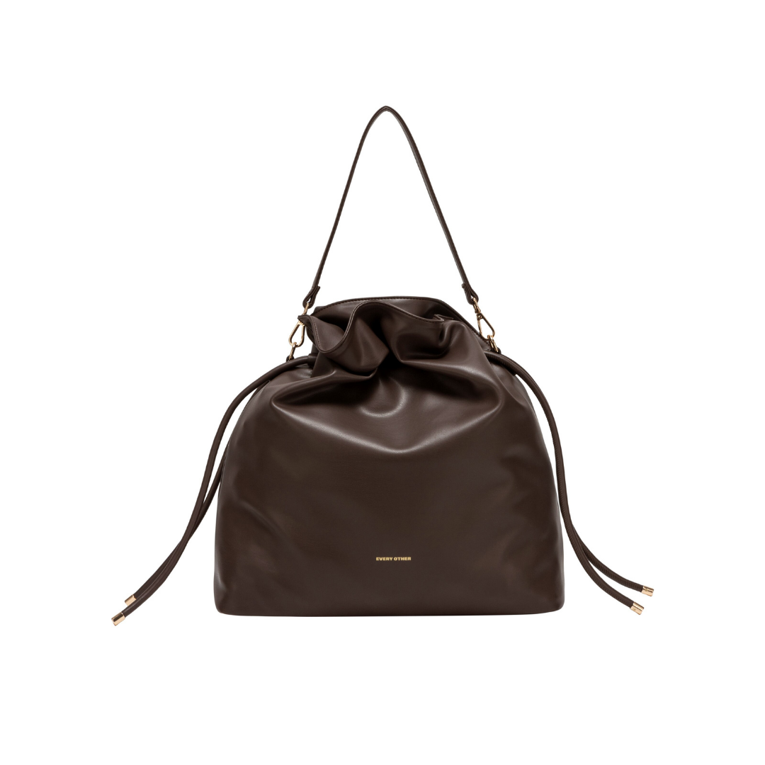 Chocolate Draw String pouch Bag