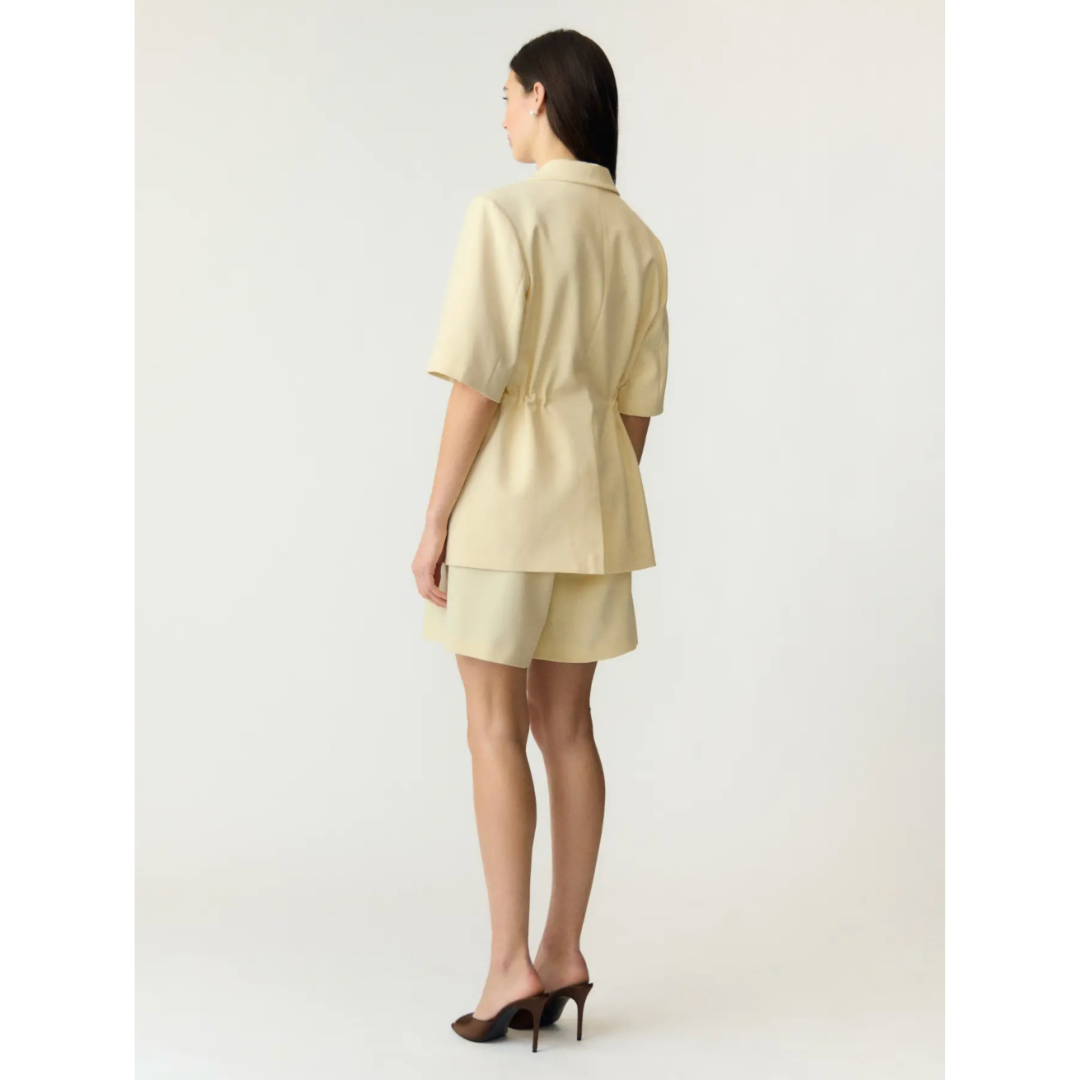 Butter Short Sleeve Tailored Blazer