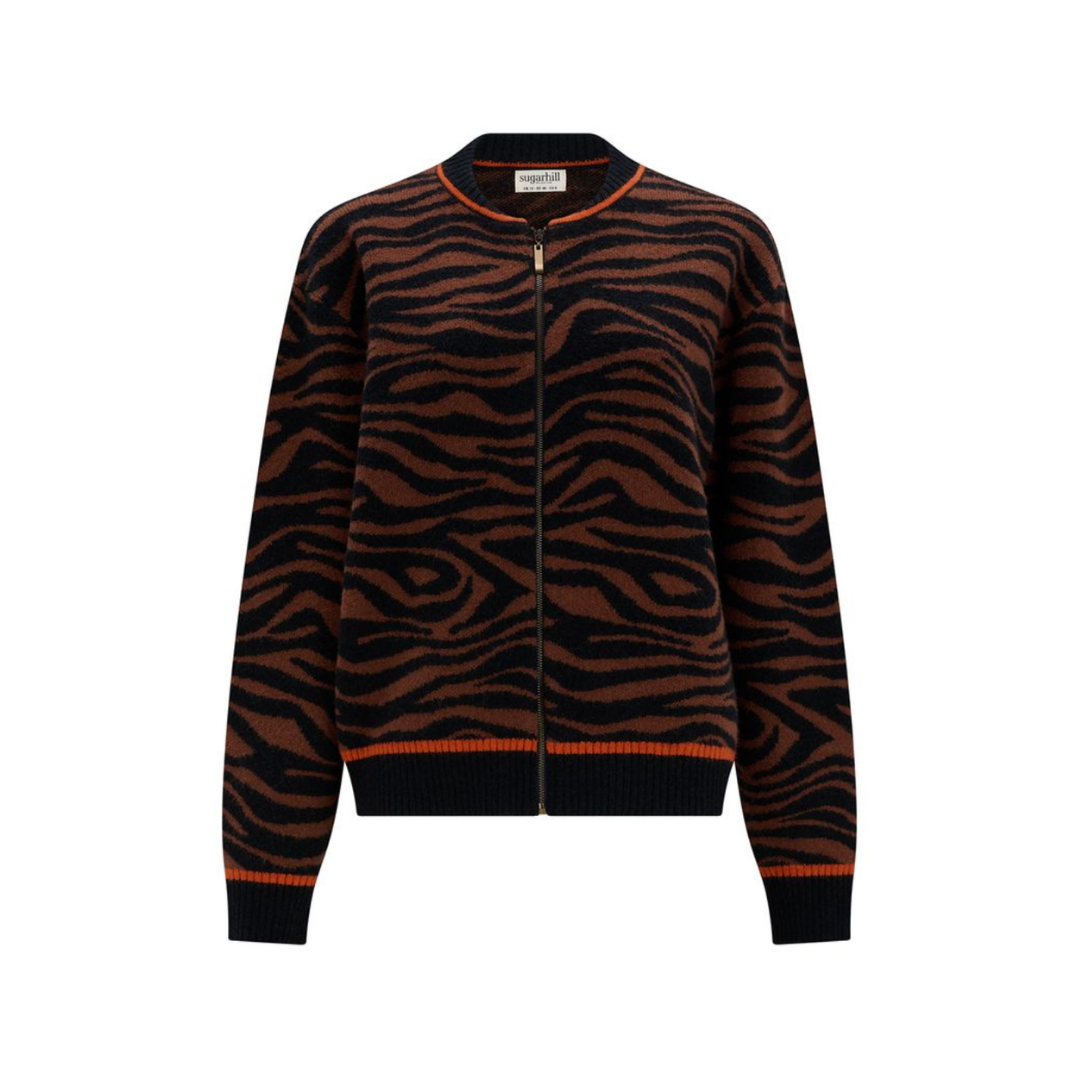 Solana Knitted Bomber Jacket
