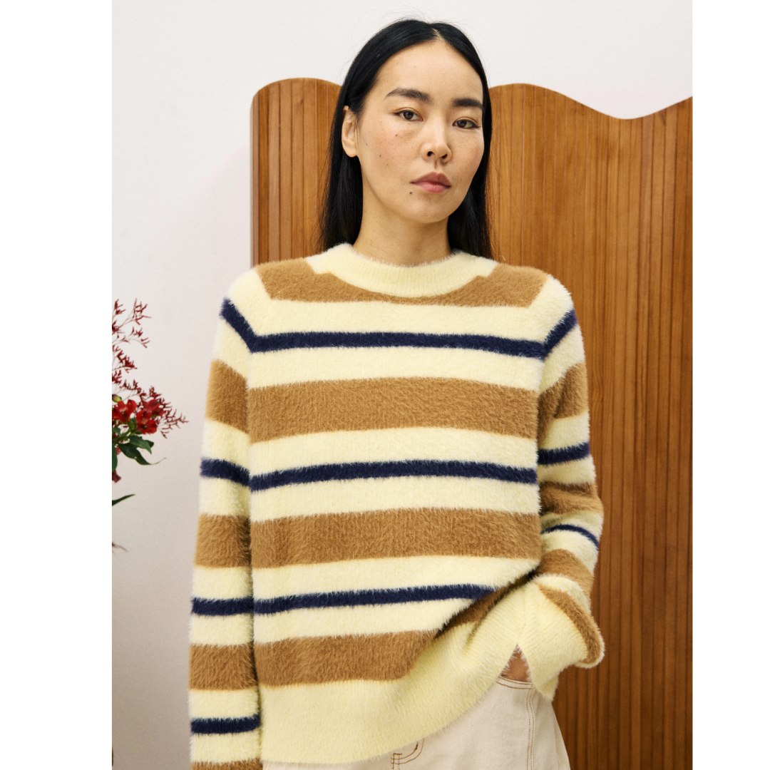 Himalayan Butter Striped Jumper