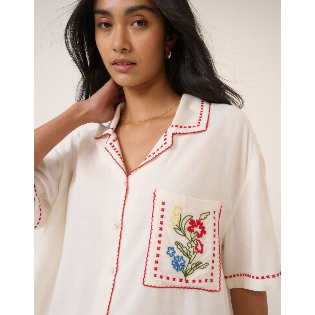 Milos Embroidered Shirt