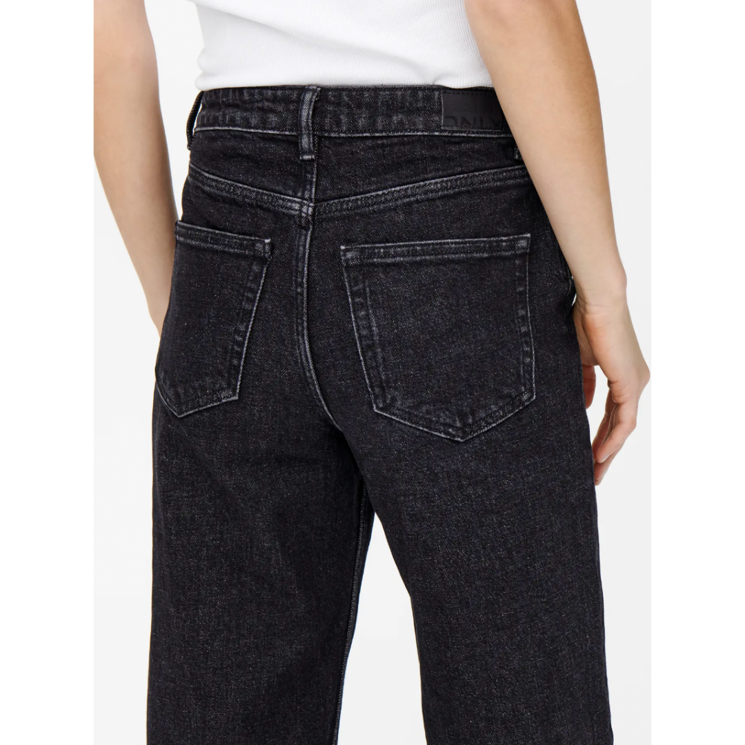 Juicy High Waist Straight Leg Jeans