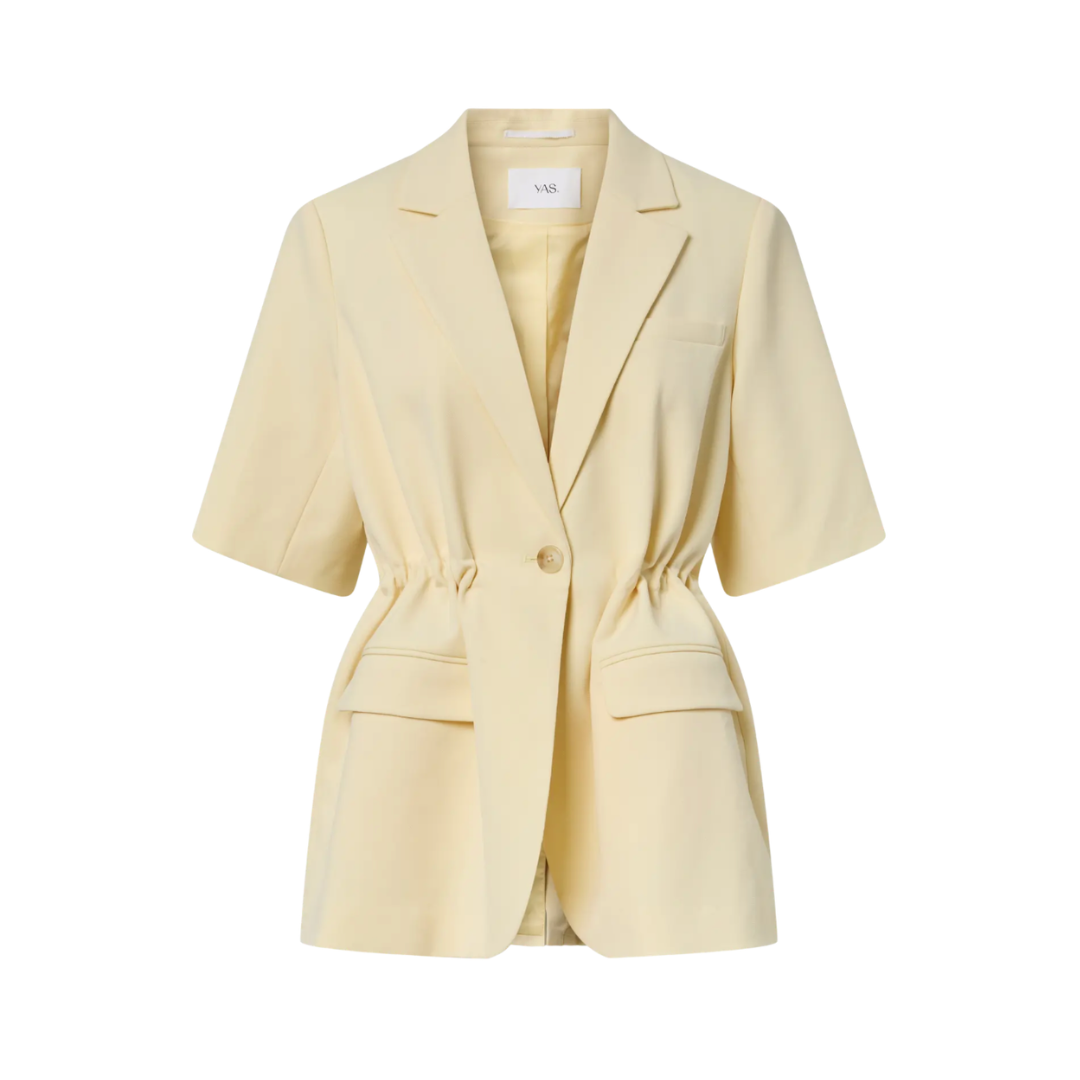 Butter Short Sleeve Tailored Blazer