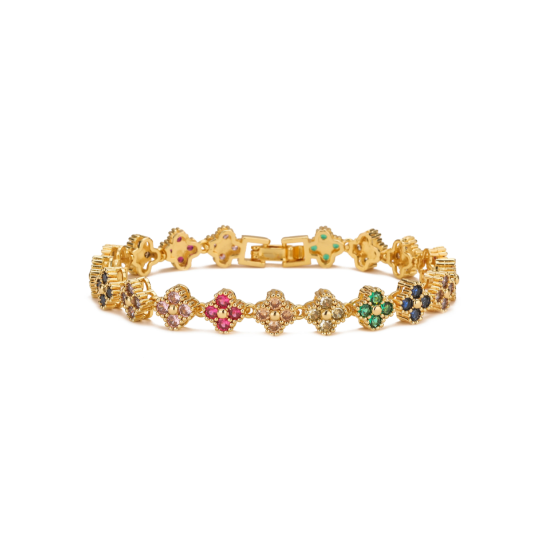 Clover Tennis Bracelet