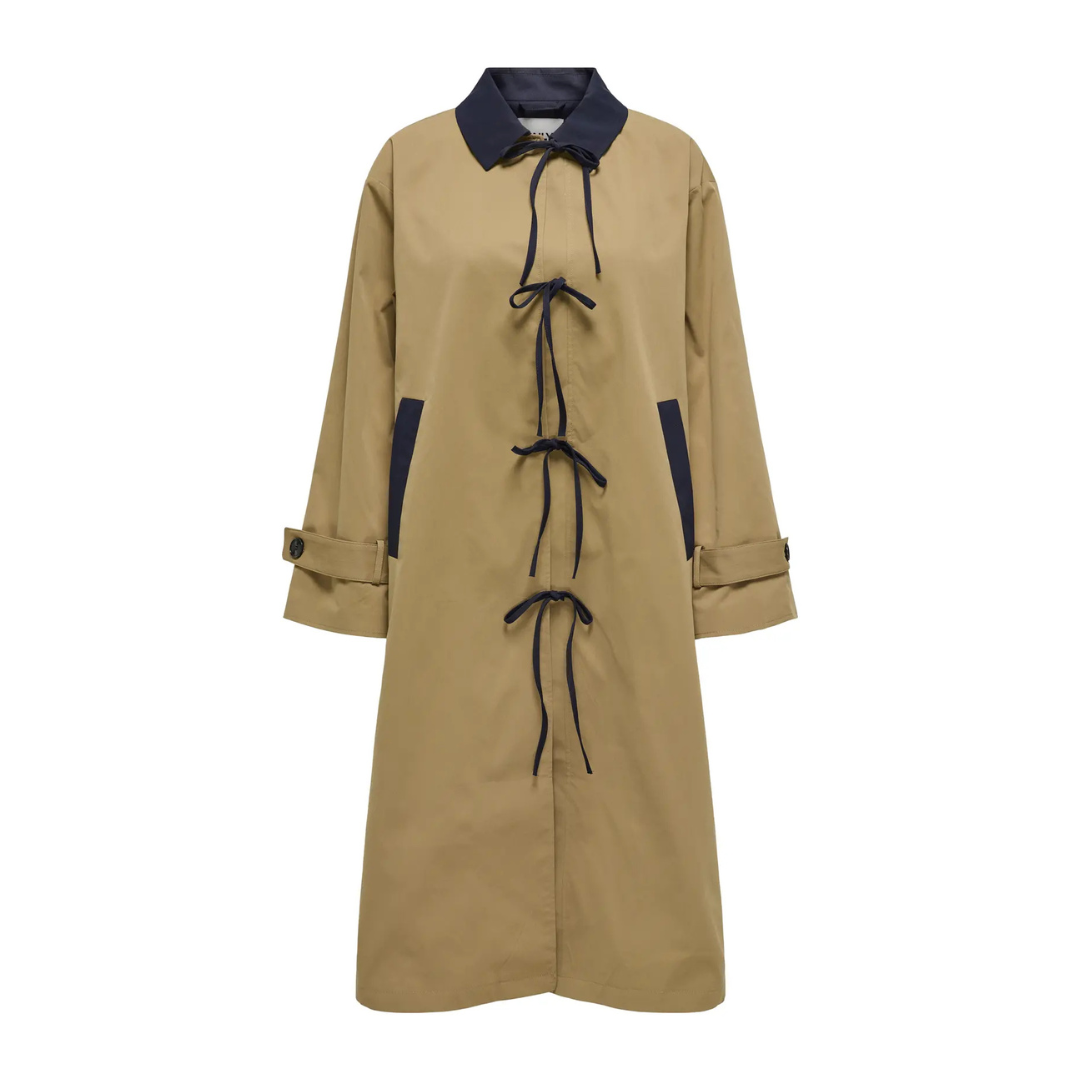 Annie Bow Trench Coat