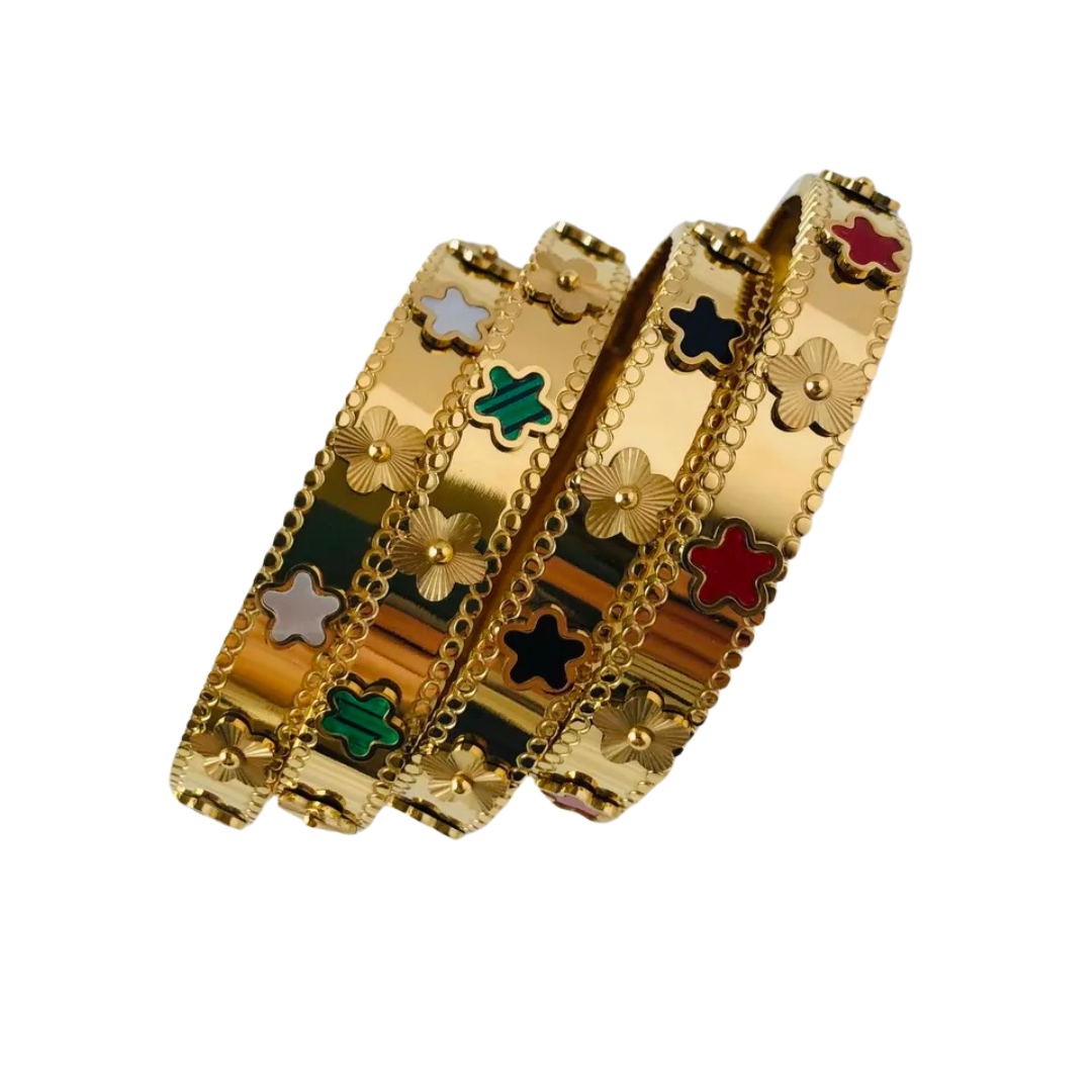 Clover Stacking Bangles