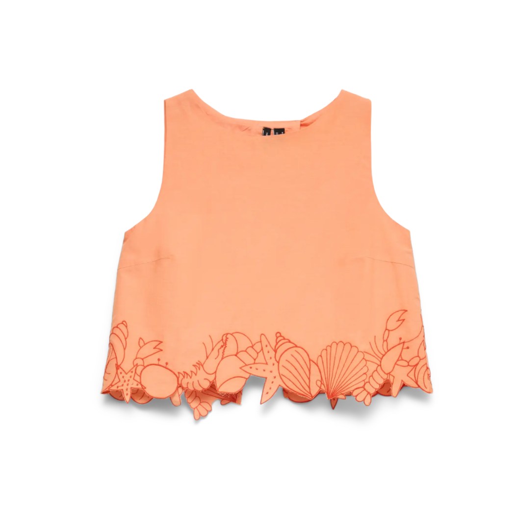 Lucia Embroidered Cotton Top