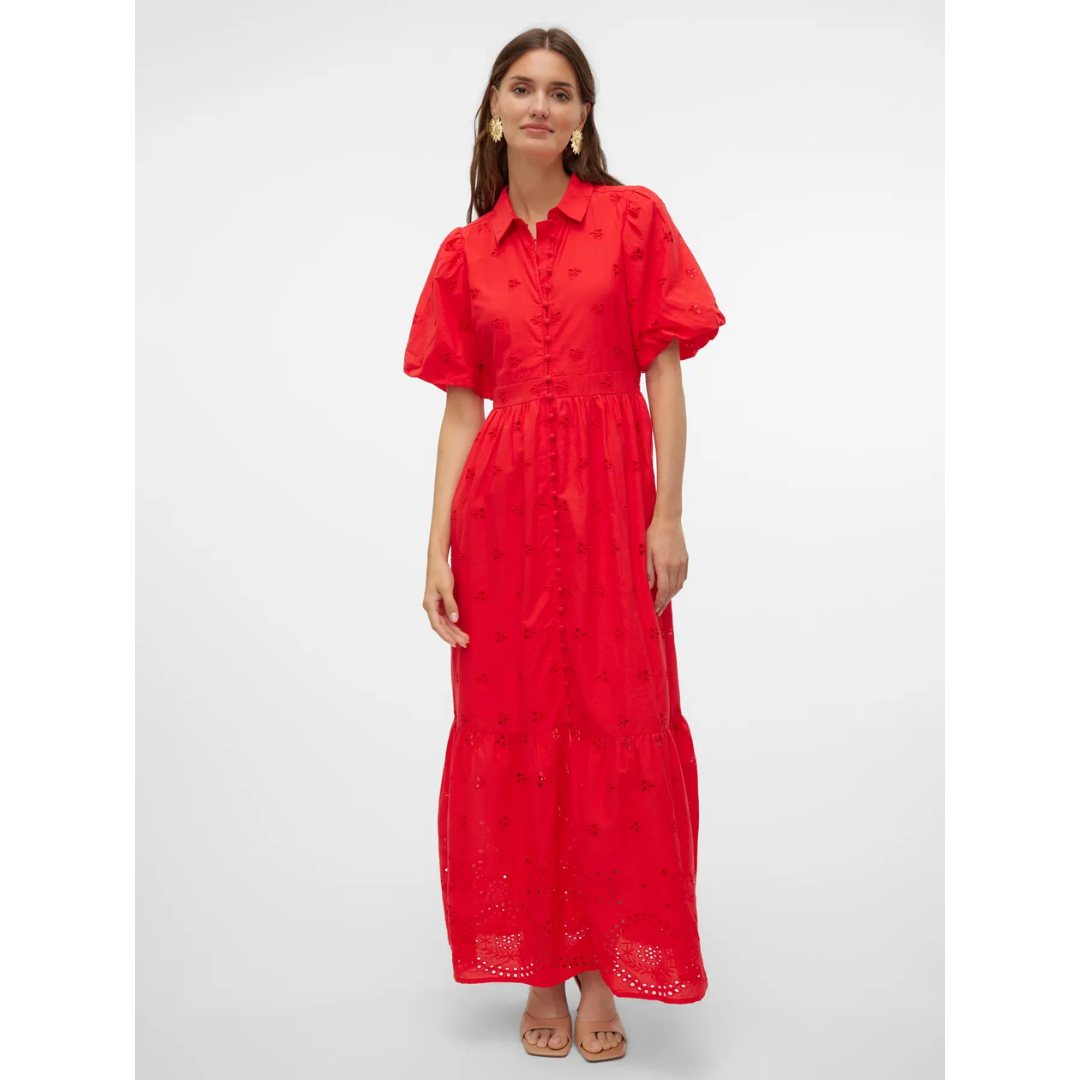 Claris Red Maxi Dress