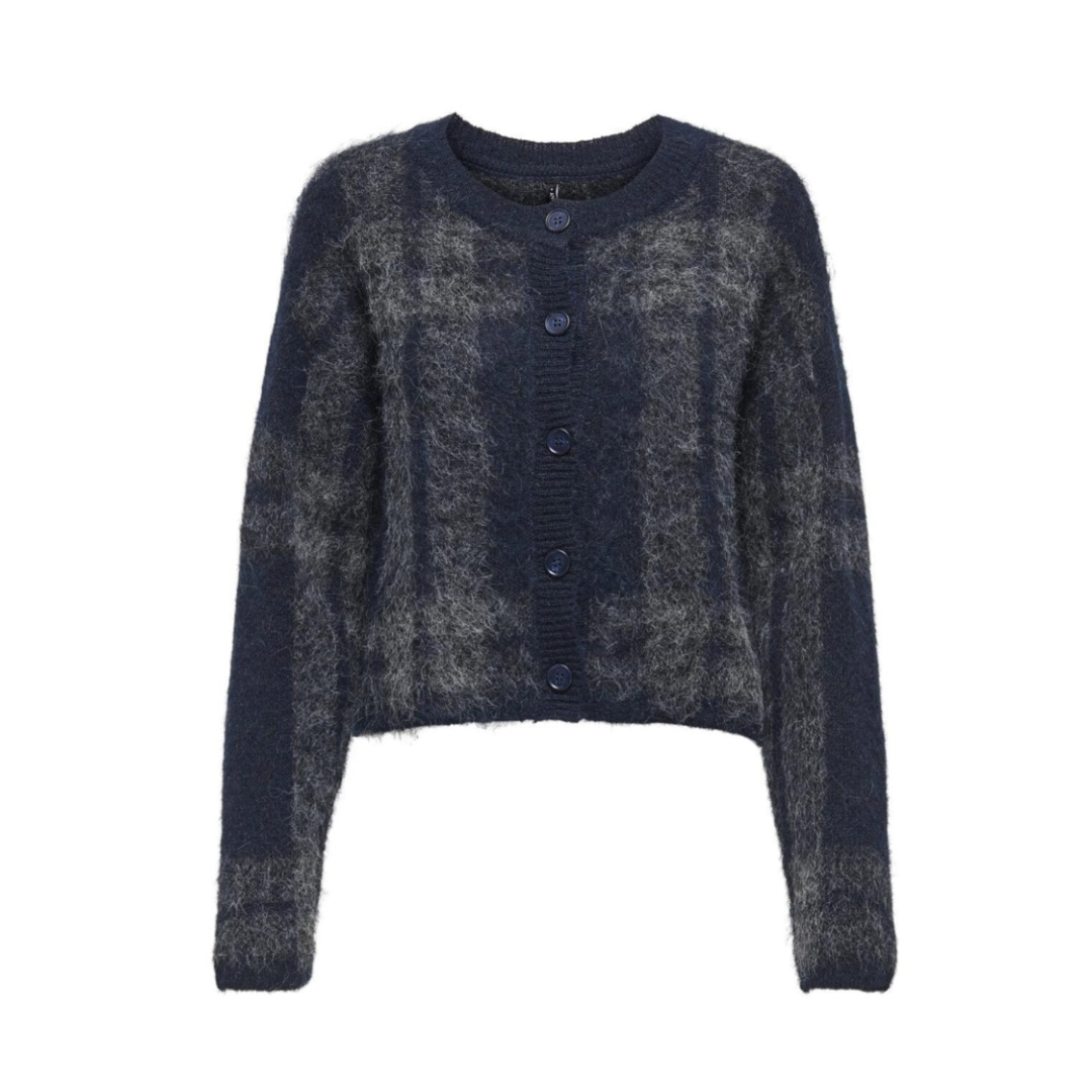 Diana Midnight Checked Cardigan