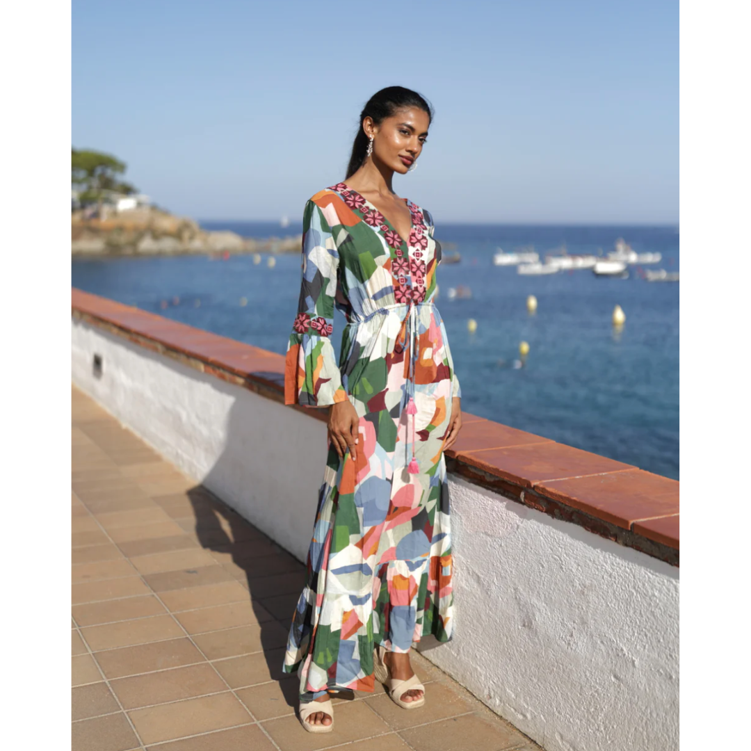 Cassandra Embroidered Dress