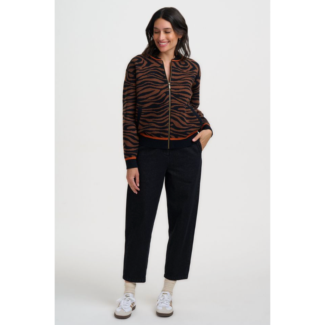 Solana Knitted Bomber Jacket