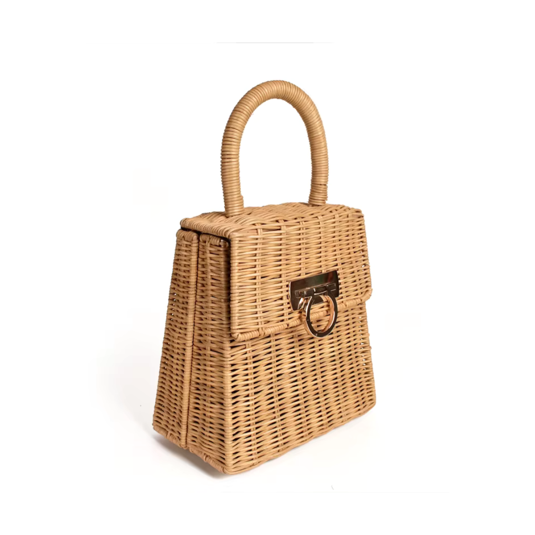 Byron Wicker Box Bag