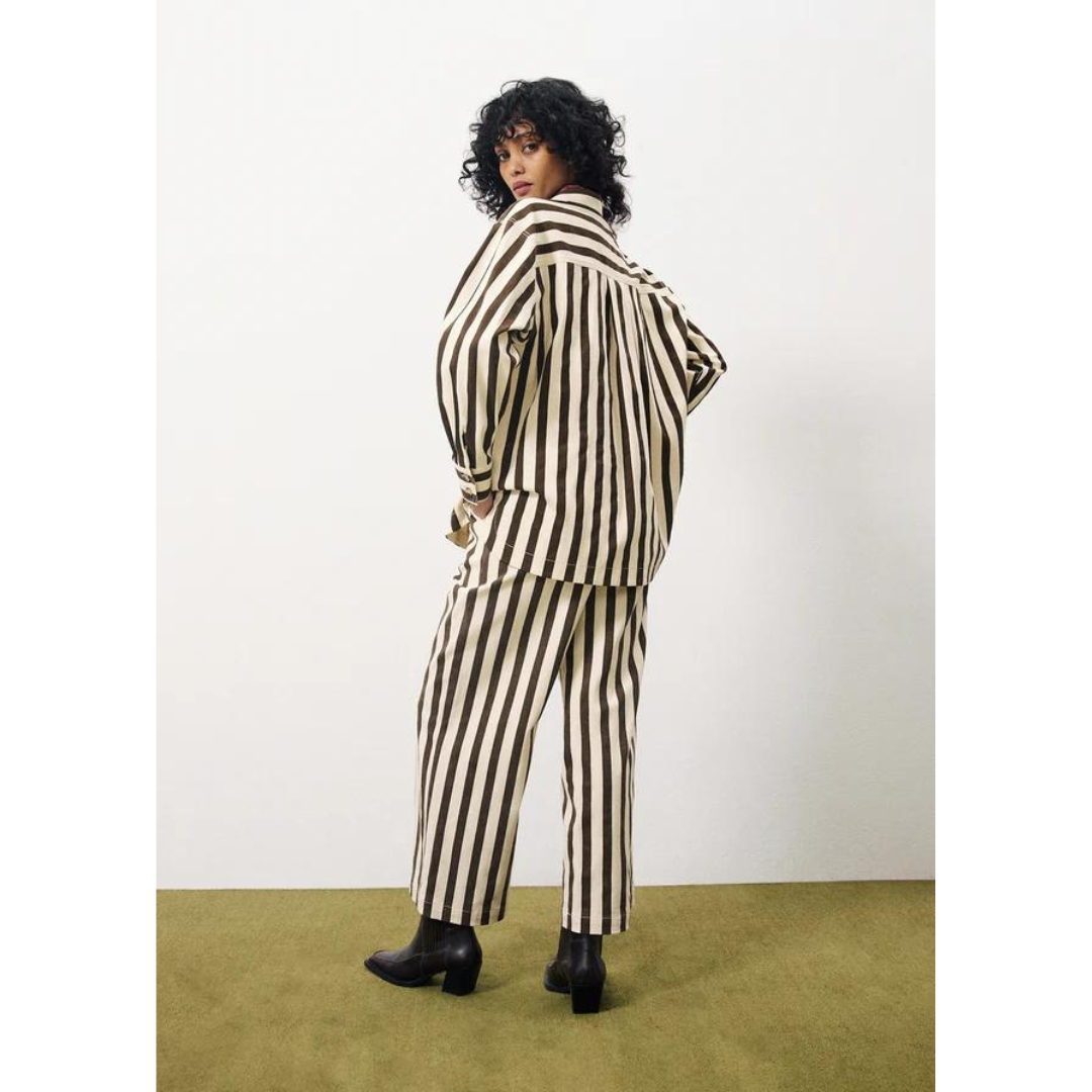 Edita Choc Stripe Trousers