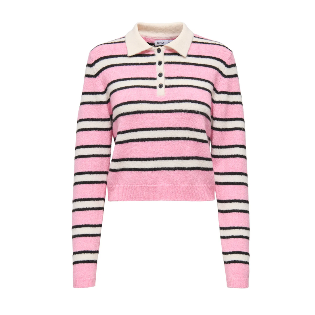 Ellie Knitted Polo Jumper
