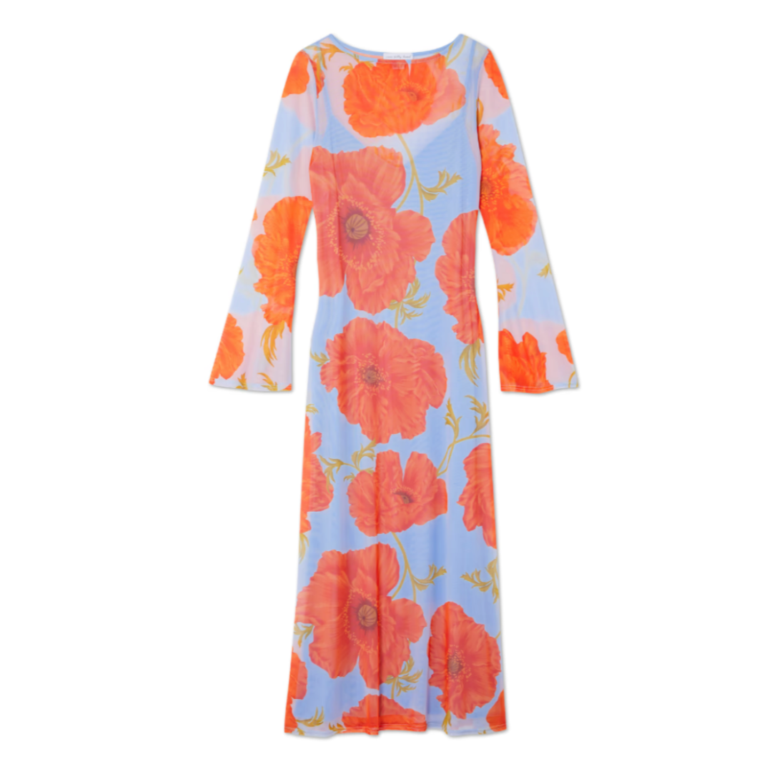 Blue Poppy Aria Mesh Dress