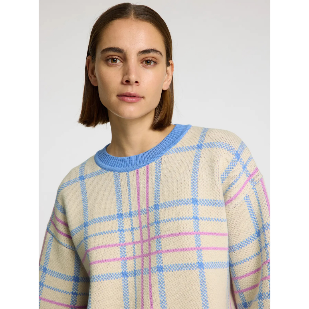 Marseille Check Knit Jumper