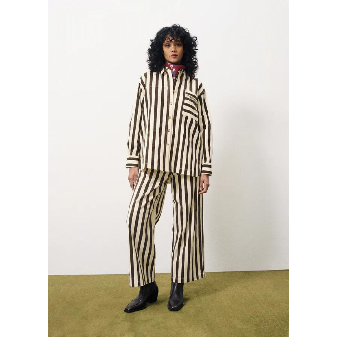 Edita Choc Stripe Trousers