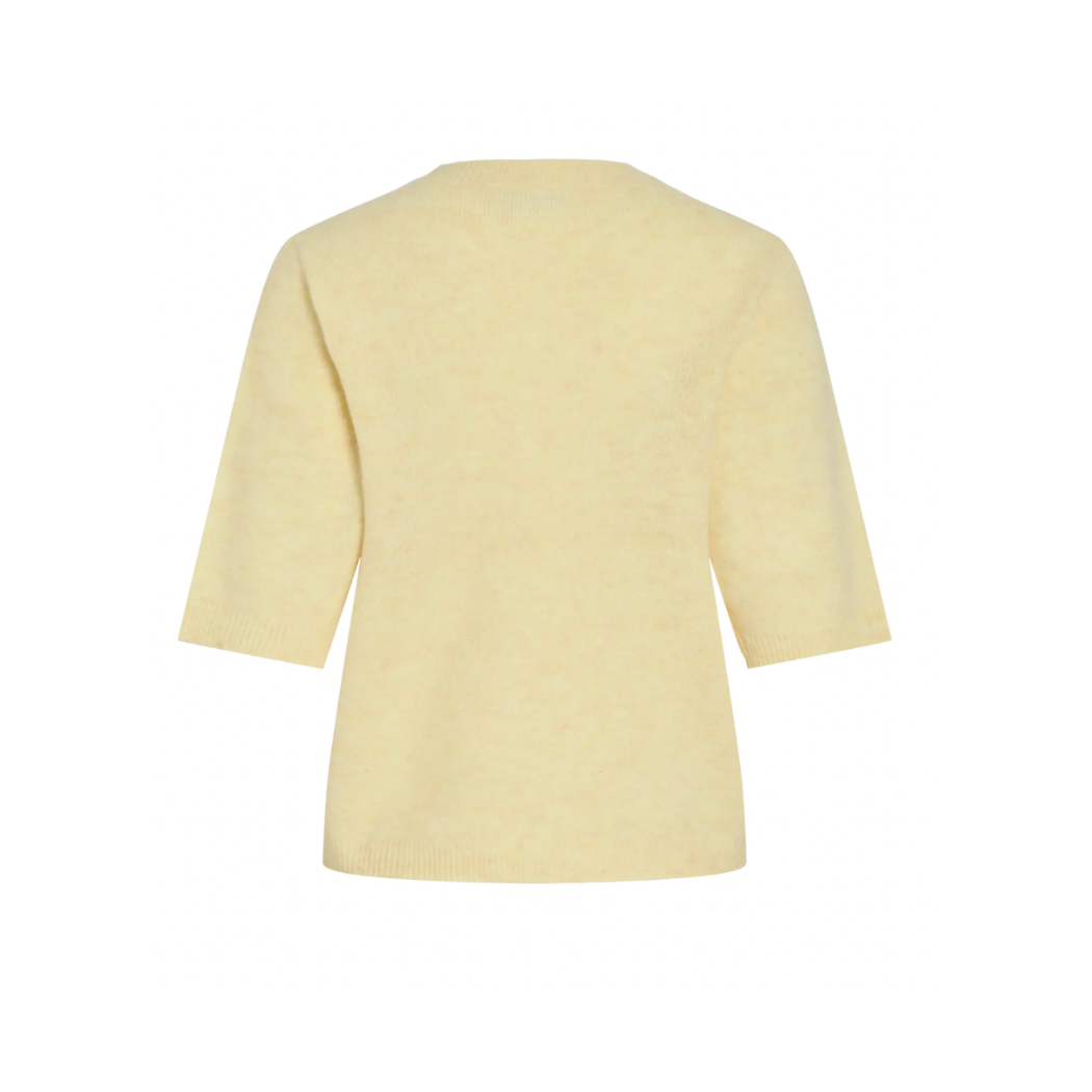 Gia Short Sleeve Cardigan - Butter Yellow