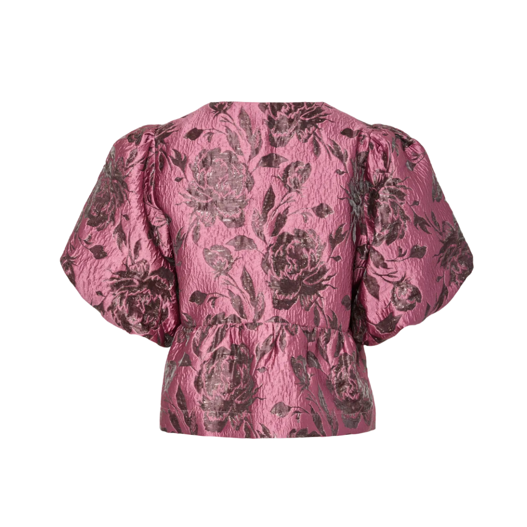 Margot Floral Jacquard Top