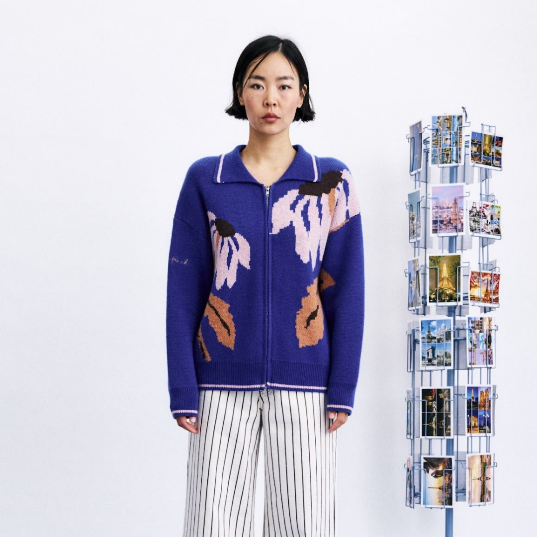 Wando Electric Blue Cardigan