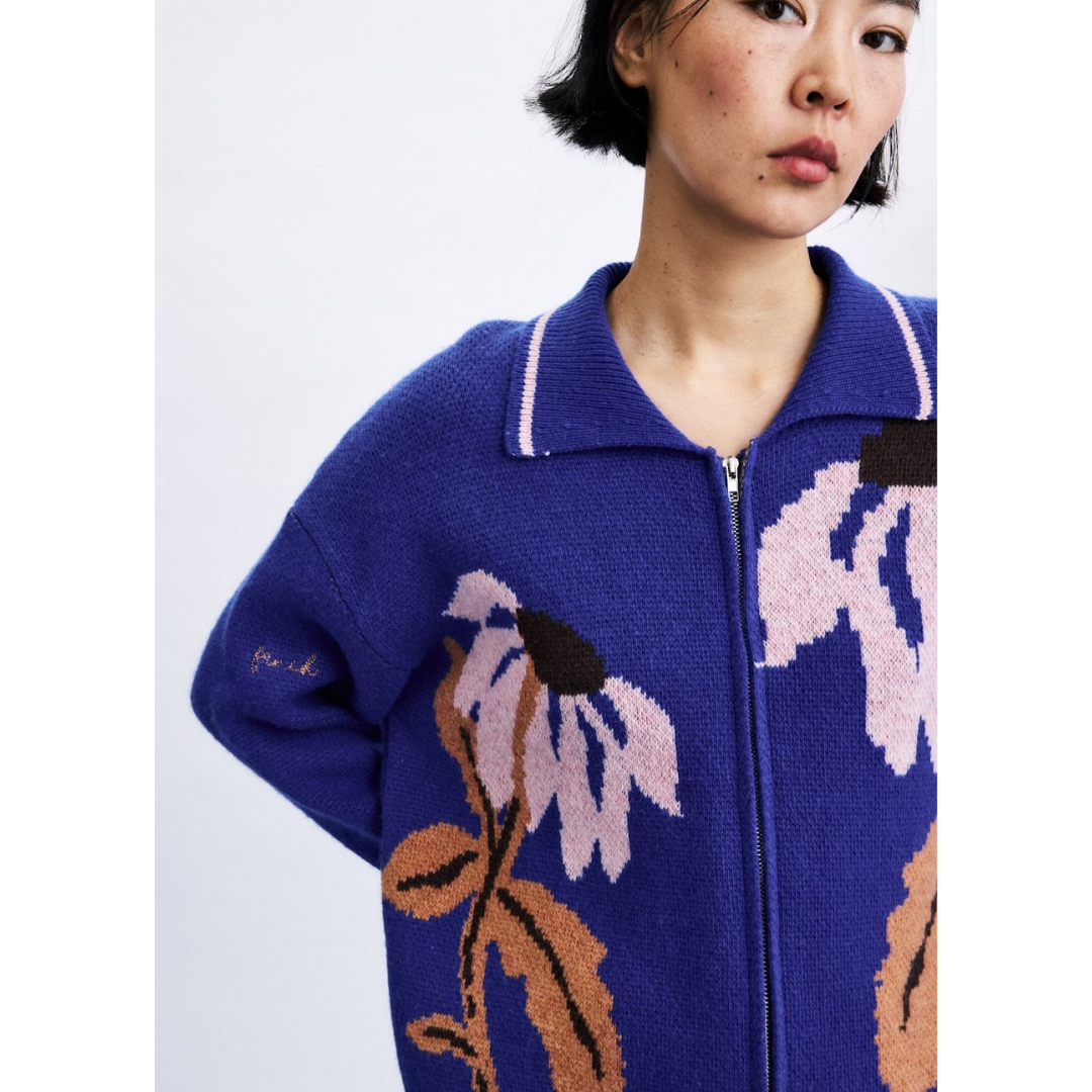 Wando Electric Blue Cardigan
