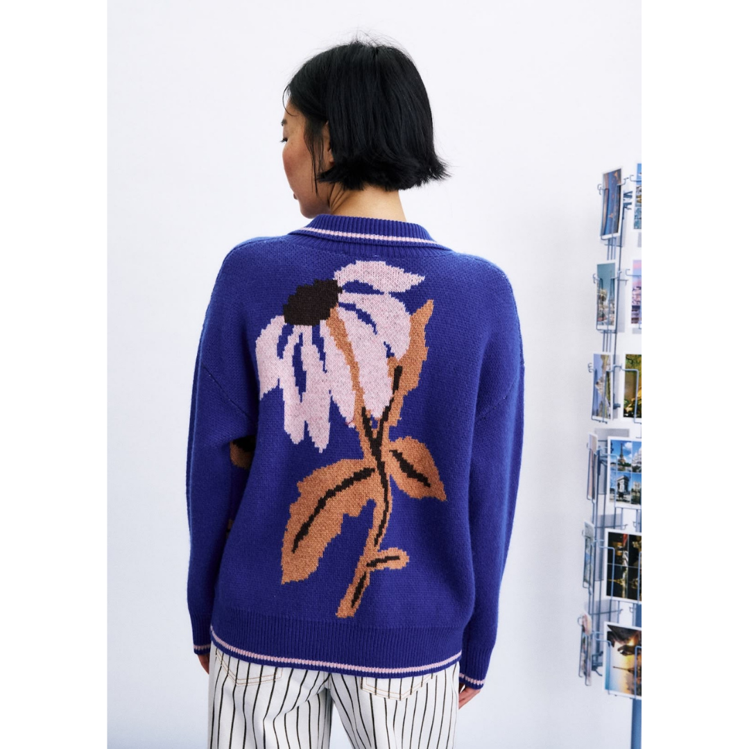 Wando Electric Blue Cardigan